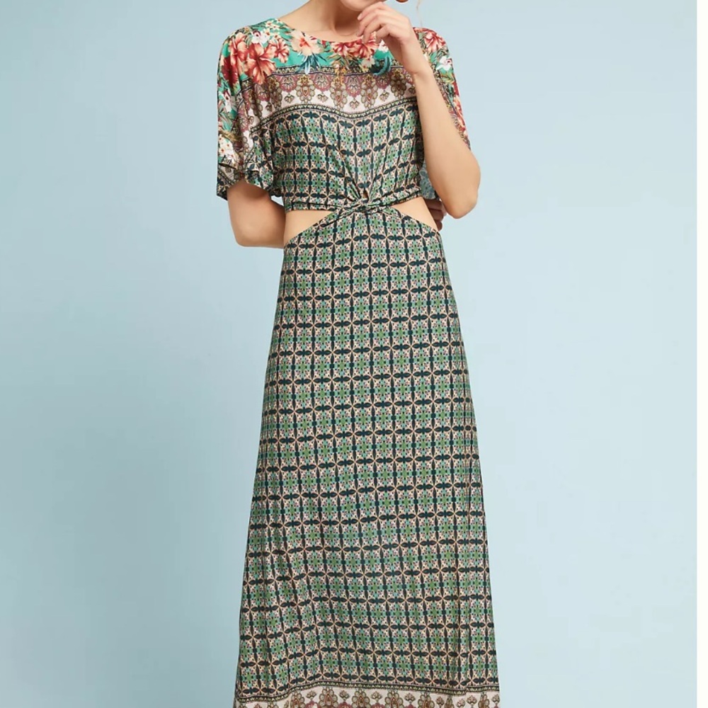 FARM Rio Multicolor Floral Maxi Dress